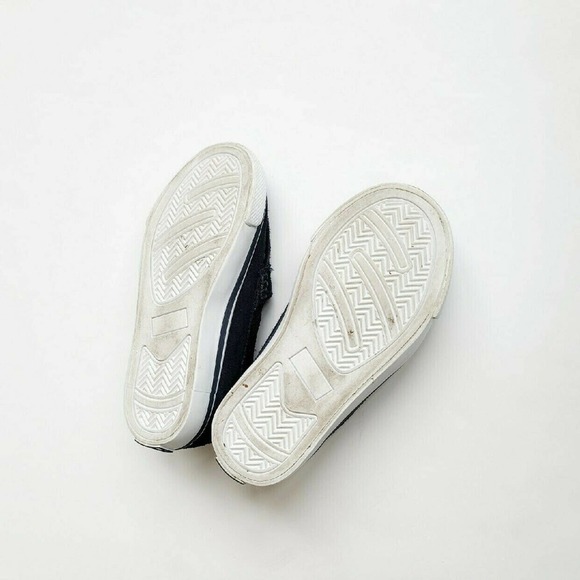 Janie & Jack 9 Leather Suede Driving Loafers Blue - Picture 6 of 8